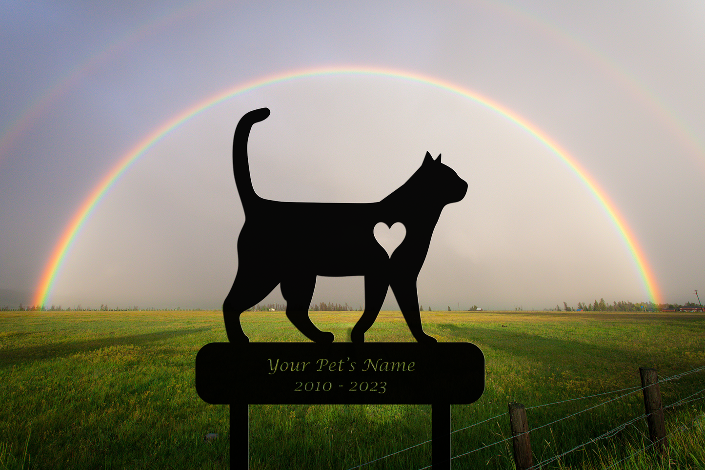 Cat Memorial Plaque