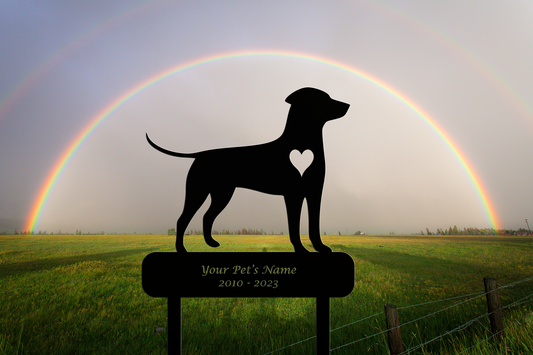 Dog Memorial Plaque